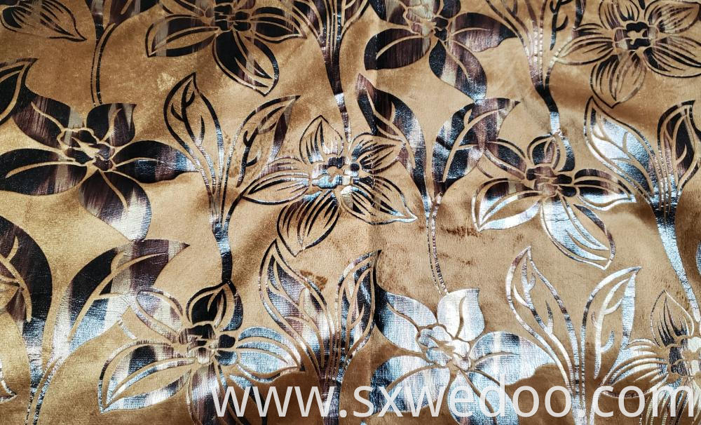 Foil Velvet Fabric For Sofa